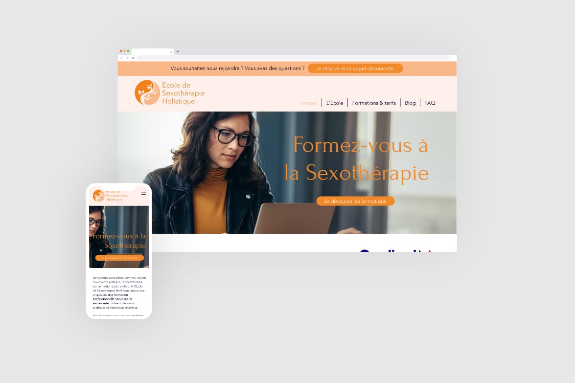 Refonte de site web : accompagner la sexothérapie avec un site clair, humain et engagé