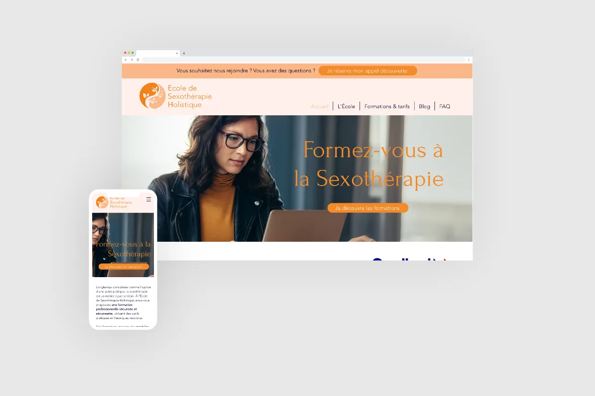 Refonte du site sexothérapeute