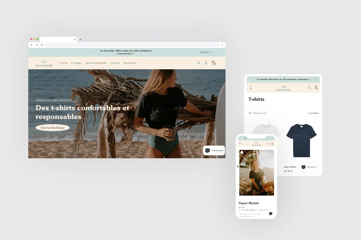 Création de site Shopify