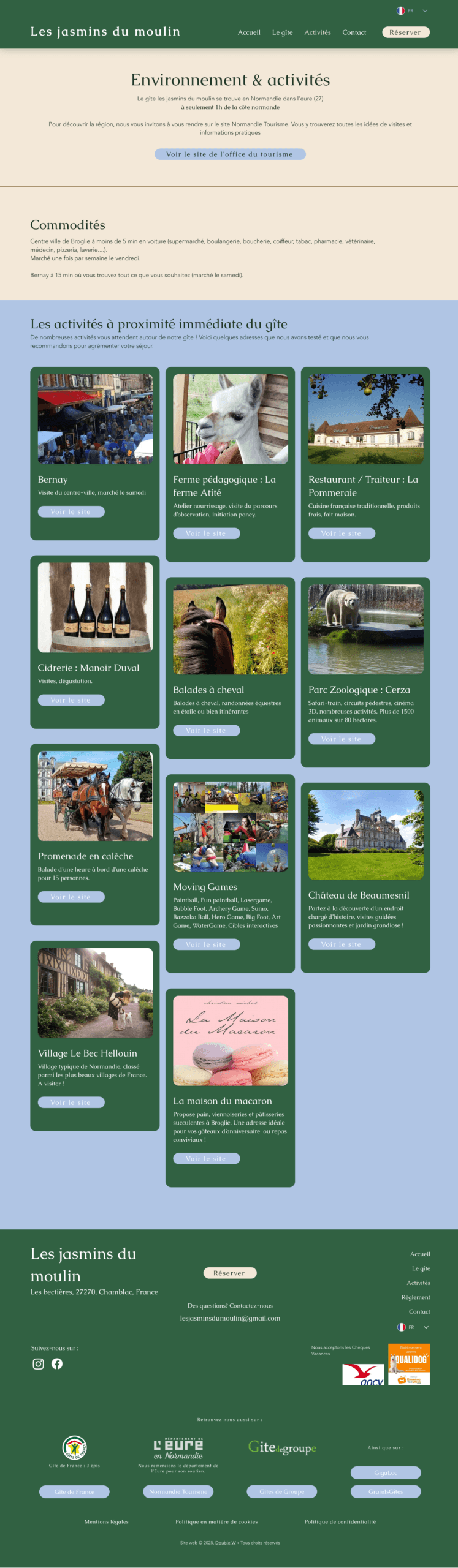 Activités à faire autours